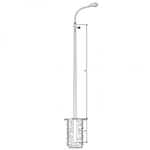 Опора МКС-8Ф-2,5