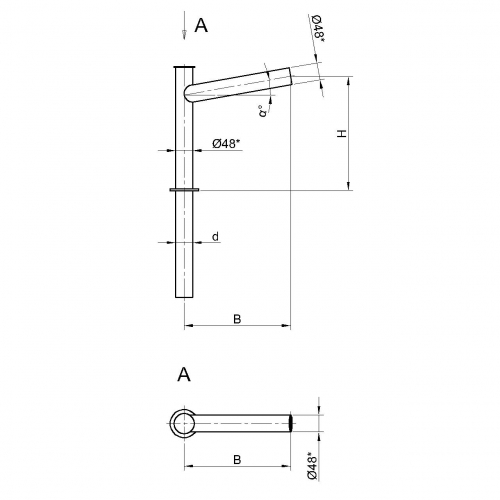 Кронштейн К20-0,2-0,2-1-1